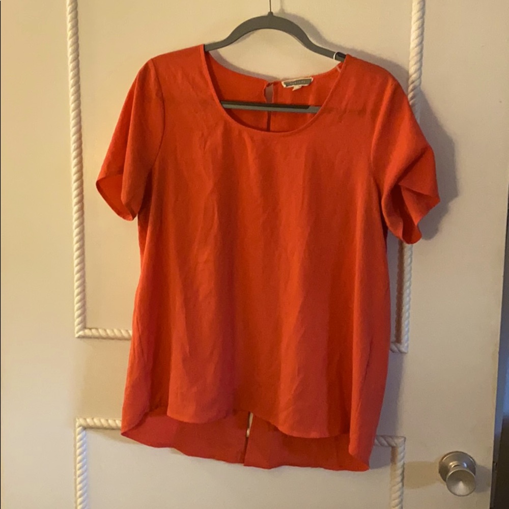 Professional blouse orange, polyester
